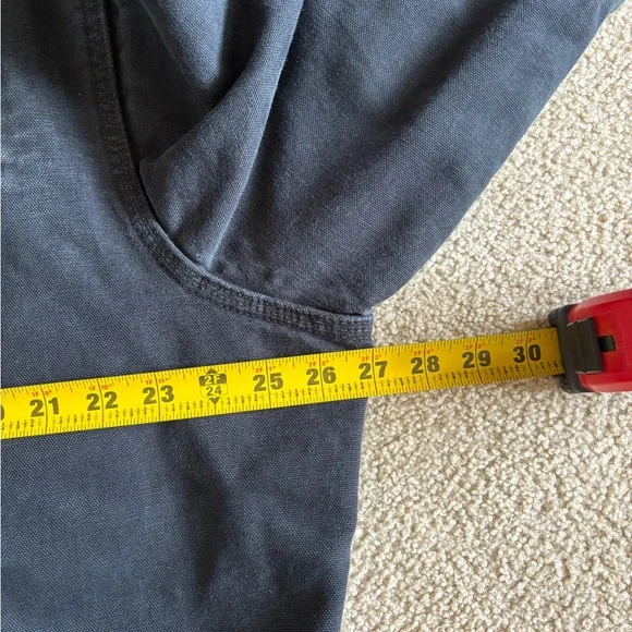 Carhartt J001 Detroit Jacket Blanket Lined Faded Black Workwear Vintage XL TALL - Picture 5 of 7